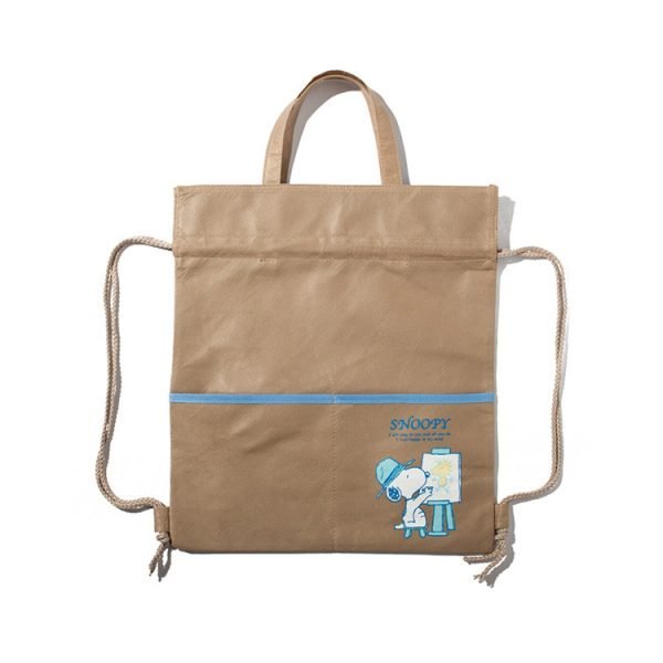 Non Woven Drawstring Polypropylene Backpack Bag with front pocket - Image 5