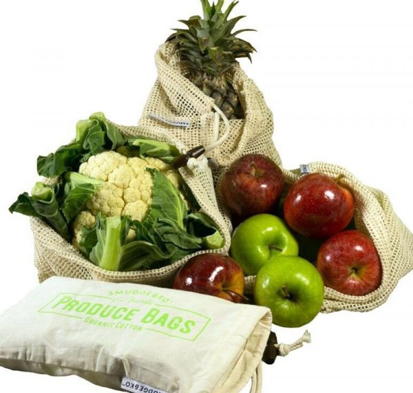 Reusable Small Drawstring Mesh Bag Net Bags For Fruits and Vegetables - Image 4
