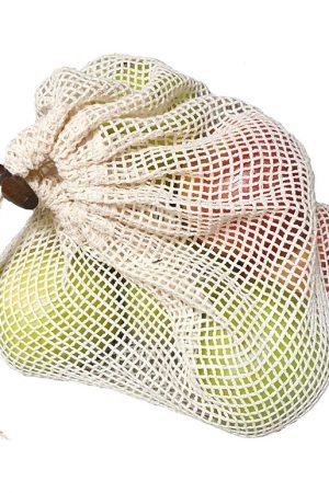 Reusable Small Drawstring Mesh Bag Net Bags For Fruits and Vegetables