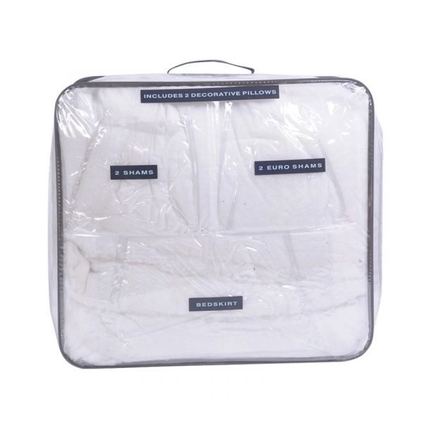 Custom Wholesale Large Clear Plastic Bag Quilt Packaging Sorage Bags With Zipper - Image 8