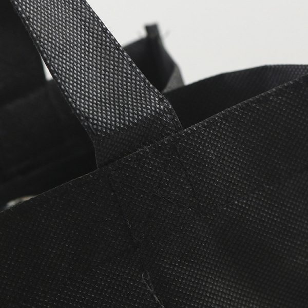 Custom PP 6 Bottle Non Woven Wine Protector Carrier Bag - Image 2