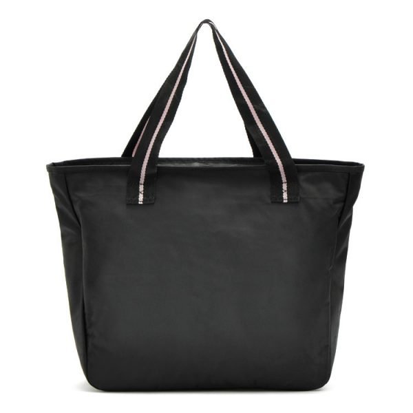 Waterproof Nylon Heavy Duty Canvas Shopping Tote Bags with zipper - Image 5