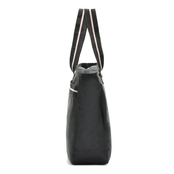 Waterproof Nylon Heavy Duty Canvas Shopping Tote Bags with zipper - Image 4