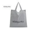 Natural Organic Standard Size Reusable Cotton Shopping Tote Bags Printed - Image 8