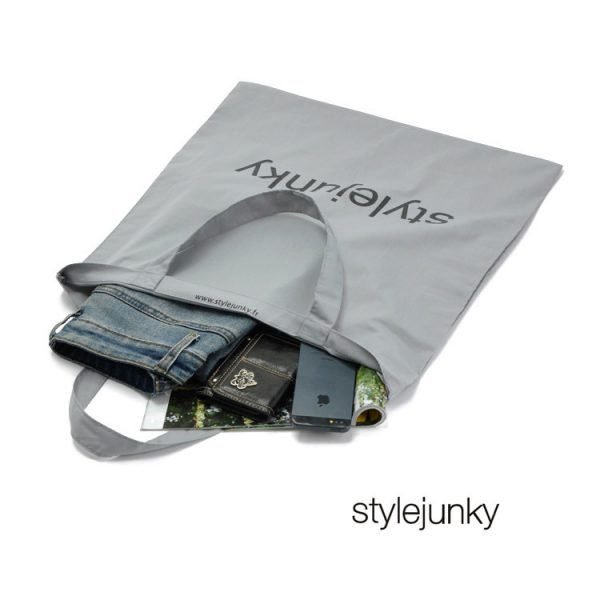Natural Organic Standard Size Reusable Cotton Shopping Tote Bags Printed - Image 3