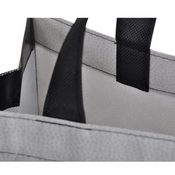 Custom Wholesale Laminated Non Woven Rpet Bag Promotional Gift Bag - Image 3