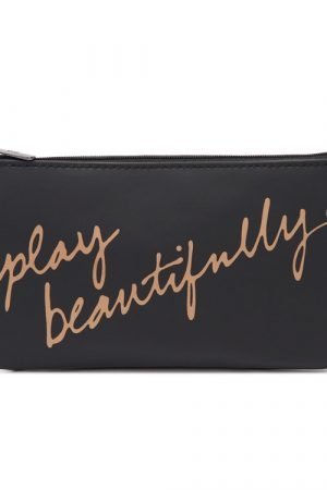 Wholesale Luxury Pu printed Custom Leather Travel Cosmetic Bag