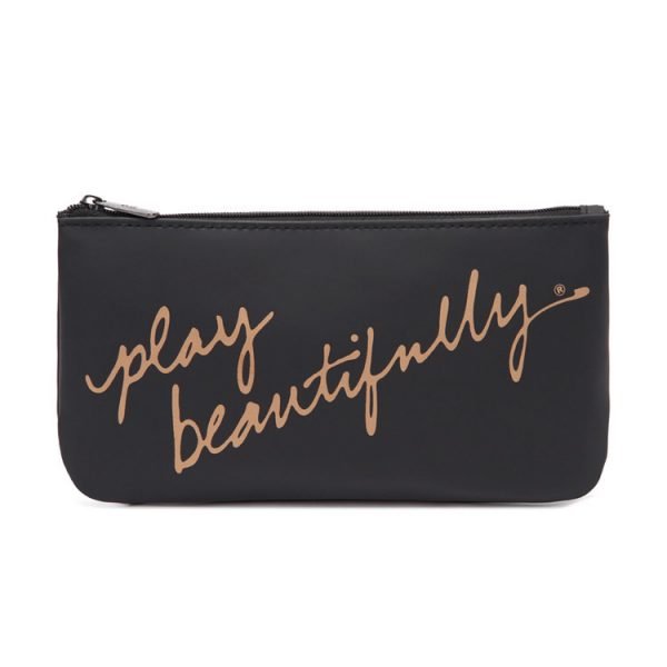 Wholesale Luxury Pu printed Custom Leather Travel Cosmetic Bag