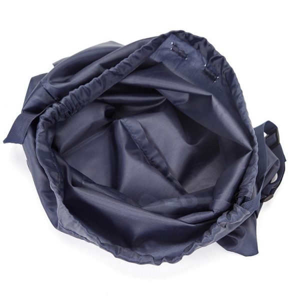 Wholesale waterproof nylon adjustable Drawstring Bags Gym Sport Backpack Bag - Image 2