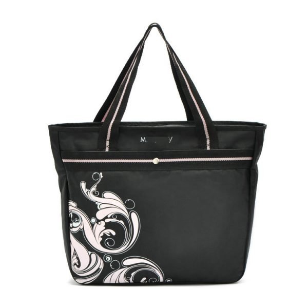 Customized logo Waterproof Nylon Tote Bag With Zipper Canvas Beach Bags For Women - Image 7