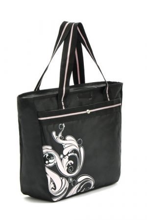 Customized logo Waterproof Nylon Tote Bag With Zipper Canvas Beach Bags For Women