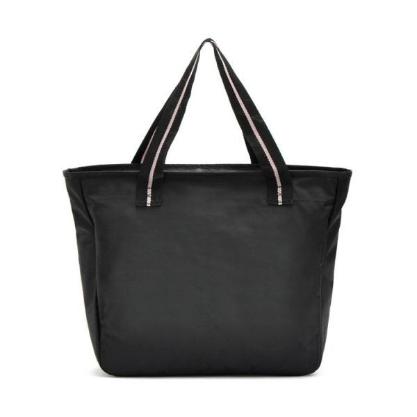 Customized logo Waterproof Nylon Tote Bag With Zipper Canvas Beach Bags For Women - Image 4