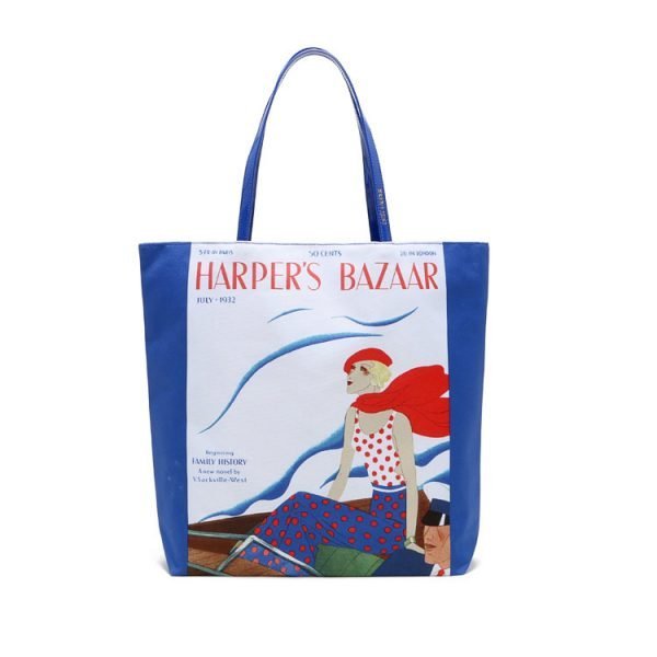Custom Digital Print waterproof Recycled Promotional Polyester Tote Bag