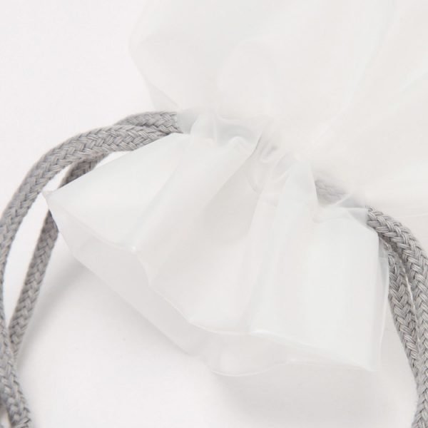 Custom Double Pull Waterproof Drawstring Cosmetic PVC Travel Bag - Image 3