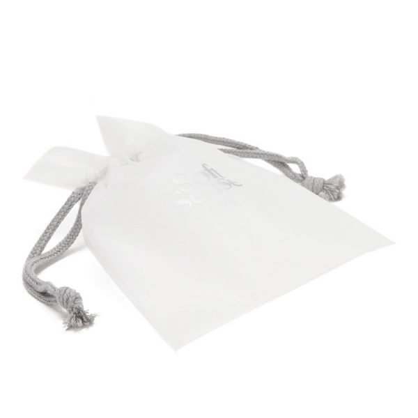 Custom Double Pull Waterproof Drawstring Cosmetic PVC Travel Bag - Image 4