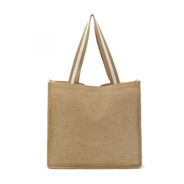 Wholesale eco-friendly promotional jute bag custom printed tote bags - Image 5