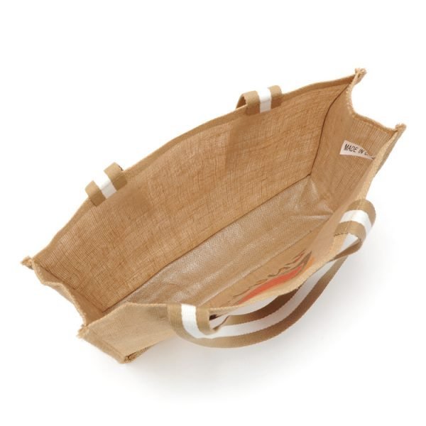 Wholesale eco-friendly promotional jute bag custom printed tote bags - Image 3