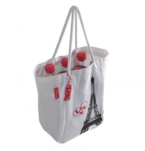 Custom Eco-friendly Cotton Canvas Promotion Tote Grocery Bags With Cotton Rope Handle - Image 3