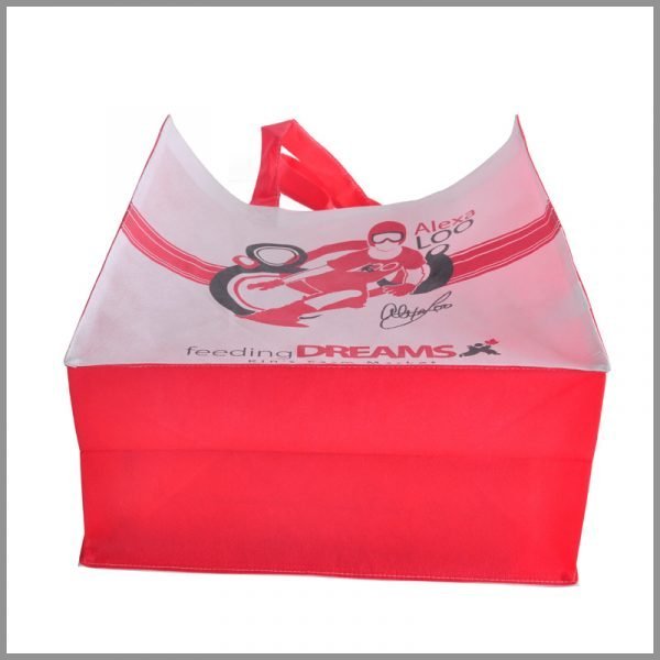 Custom Cheap Lamination PP Non-woven Shopping Tote Bags With Silk Screen Print - Image 6