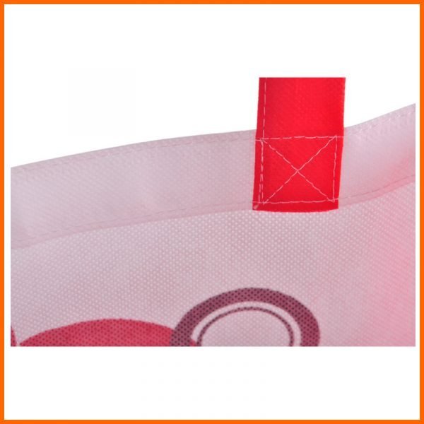 Custom Cheap Lamination PP Non-woven Shopping Tote Bags With Silk Screen Print - Image 3