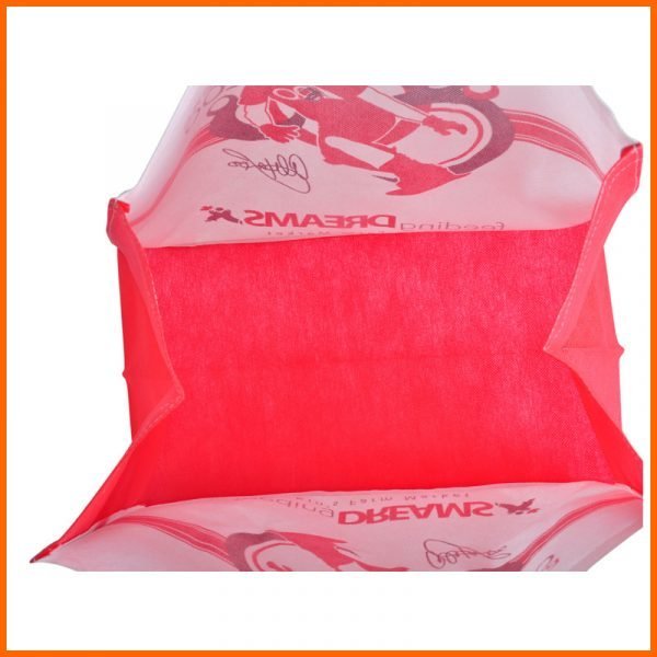 Custom Cheap Lamination PP Non-woven Shopping Tote Bags With Silk Screen Print - Image 4