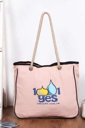 Wholesale Eco-friendly Cotton Grocery Tote Shopping Bag With Cotton Rope