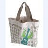 Custom Printed Organic Cotton Canvas Casual Tote Handags With Cotton Webbing Handle