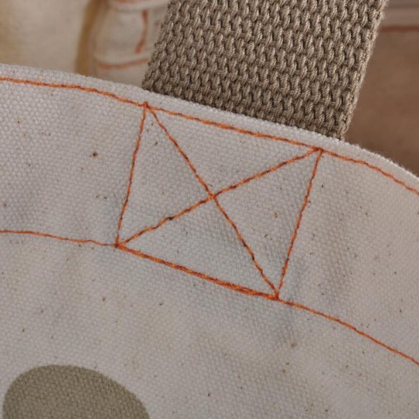 Custom Printed Organic Cotton Canvas Casual Tote Handags With Cotton Webbing Handle - Image 8