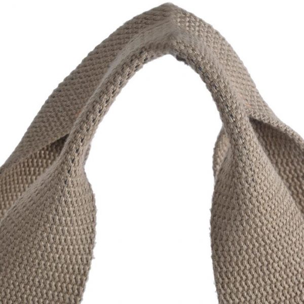 Custom Printed Organic Cotton Canvas Casual Tote Handags With Cotton Webbing Handle - Image 7