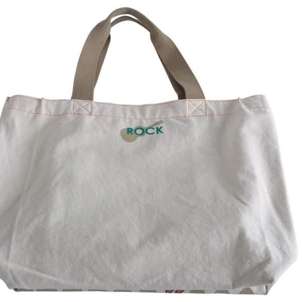 Custom Printed Organic Cotton Canvas Casual Tote Handags With Cotton Webbing Handle - Image 3