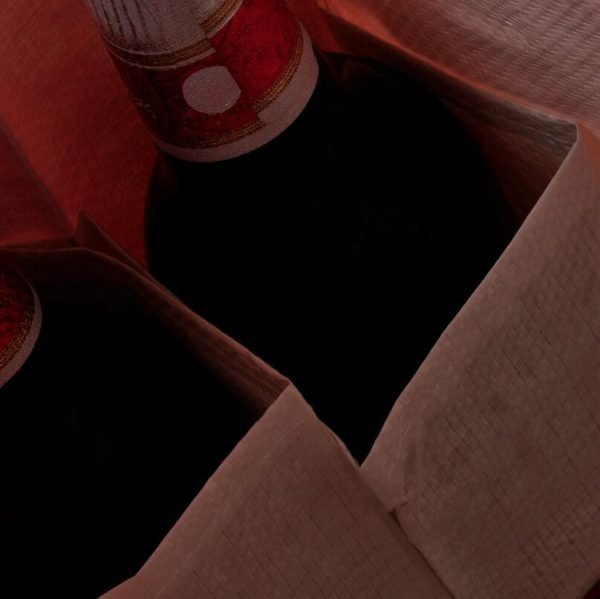Custom Gravue Print Lamination Polypropylene Woven Promotion Shopper Gift Bags With Bottle Holder - Image 2