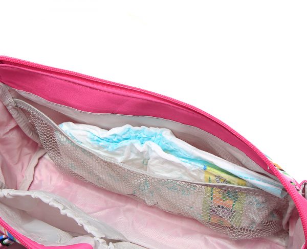 Custom Multi-function Waterproof Polyester 210D Mammy Diaper Baby Bags With Nappy Changing Pad - Image 4