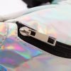 Custom Women Fanny PU Leather Holographic Laser Print Waterproof Crossbody Waist Sport Belt Bags - Image 5