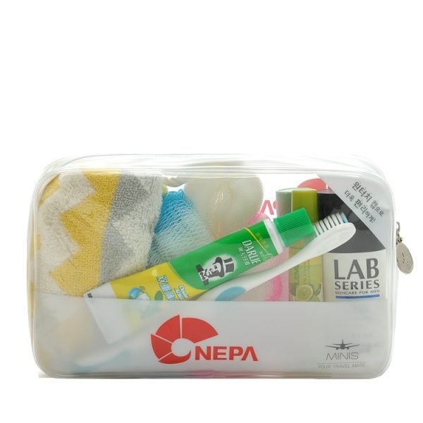 Custom Logo Print Waterproof Clear PVC Travel Make Up Organizer Zipper Makeup Bags - Image 4