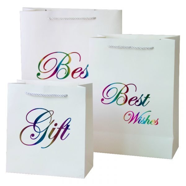 Manufacturer Custom High Quality White Paper Retail Grocery Packaging Bags - Image 7