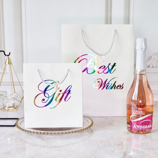 Manufacturer Custom High Quality White Paper Retail Grocery Packaging Bags - Image 6